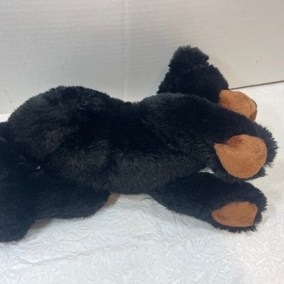 Aurora Black Plush Bear Cuddly Stuffed Animal Handmade 12" - Picture 4 of 9